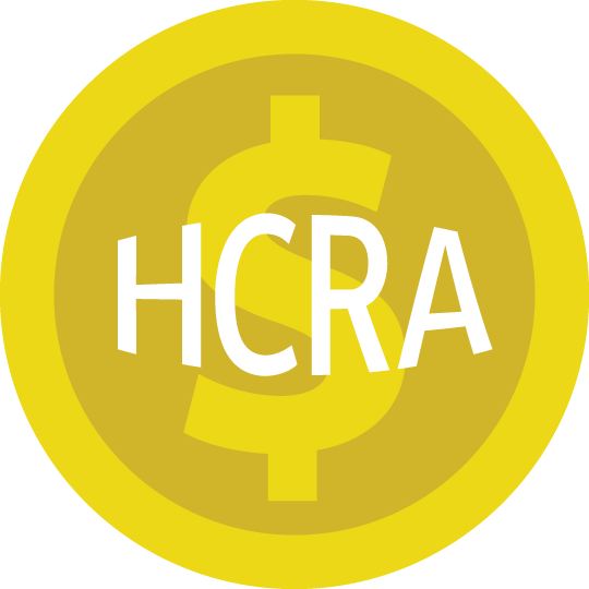 money icon with "HCRA"