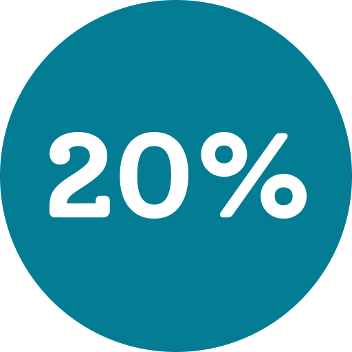 20%