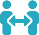 arrows between people