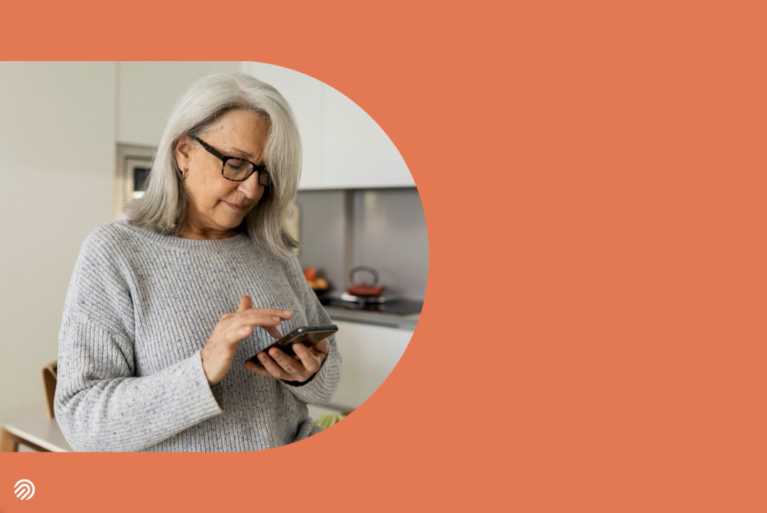 woman using device to understand diabetes