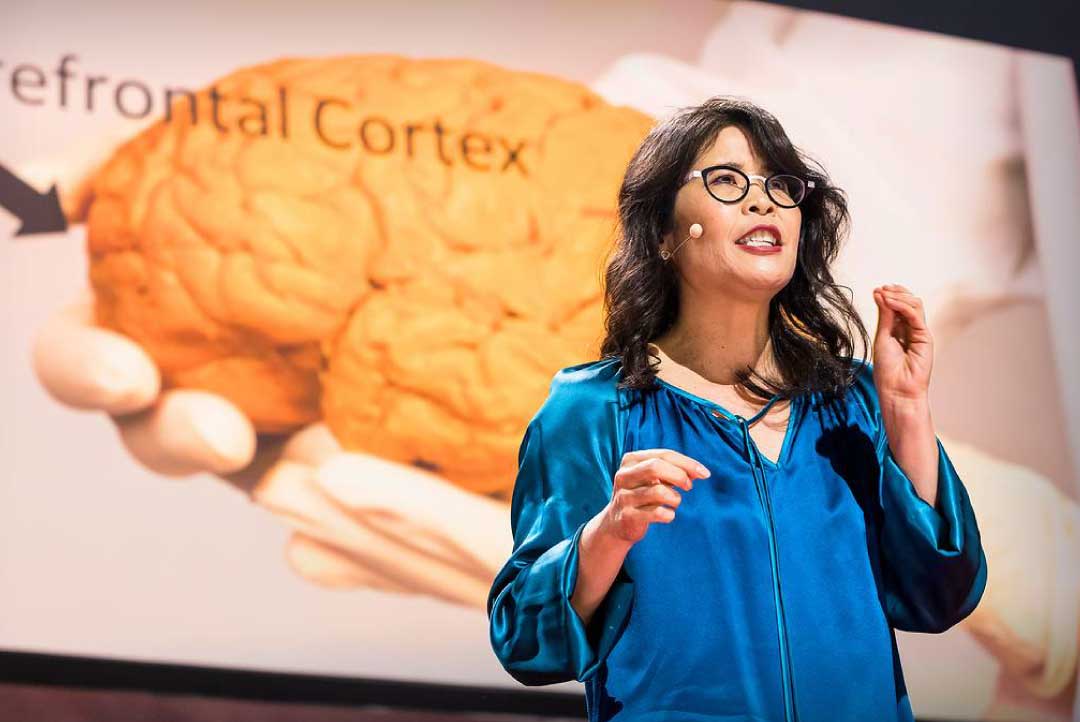 Speaker Wendy Suzuki at TED presentation