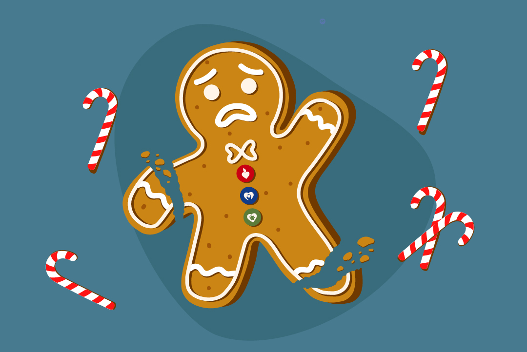 broken gingerbread man